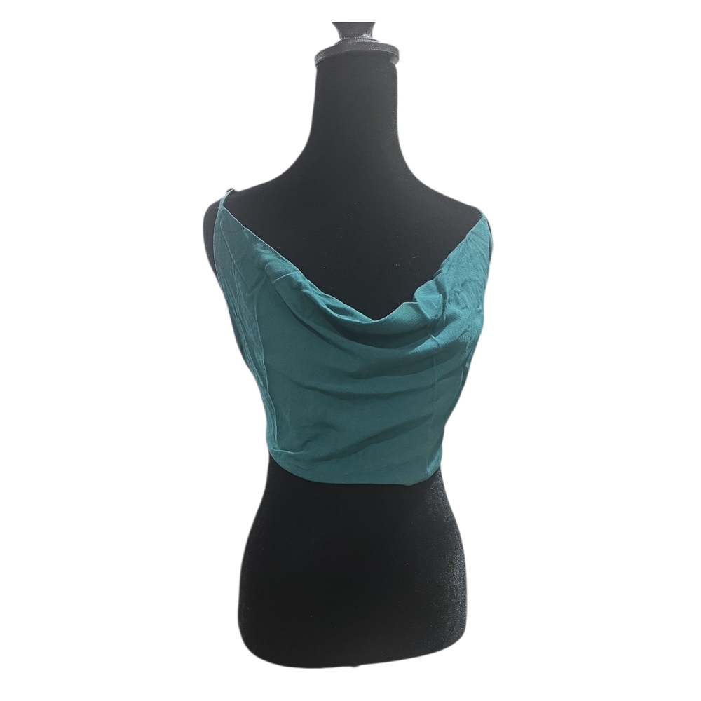 Chic Teal Women's Crop Top